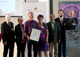 Übergabe KVI-Innovationspreis 2015 an das Projektteam | © KVI Initiative/Patricia C. Lucas